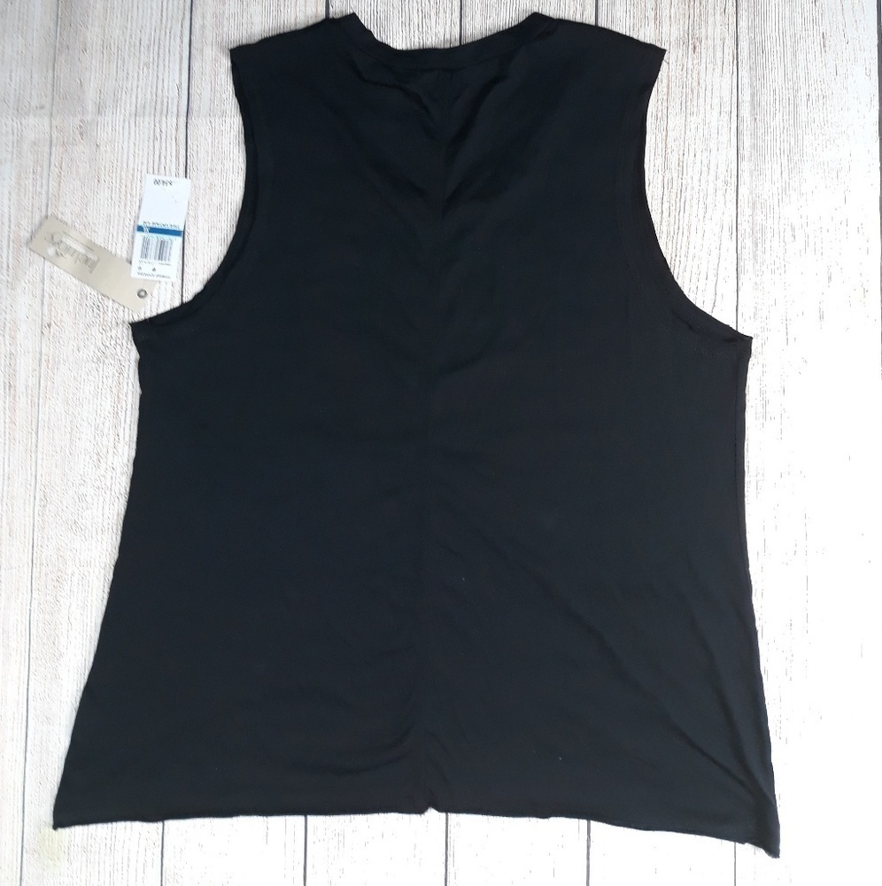 TRUE Vintage‎  Slvess Scoop Top NWT - Picture 5 of 6